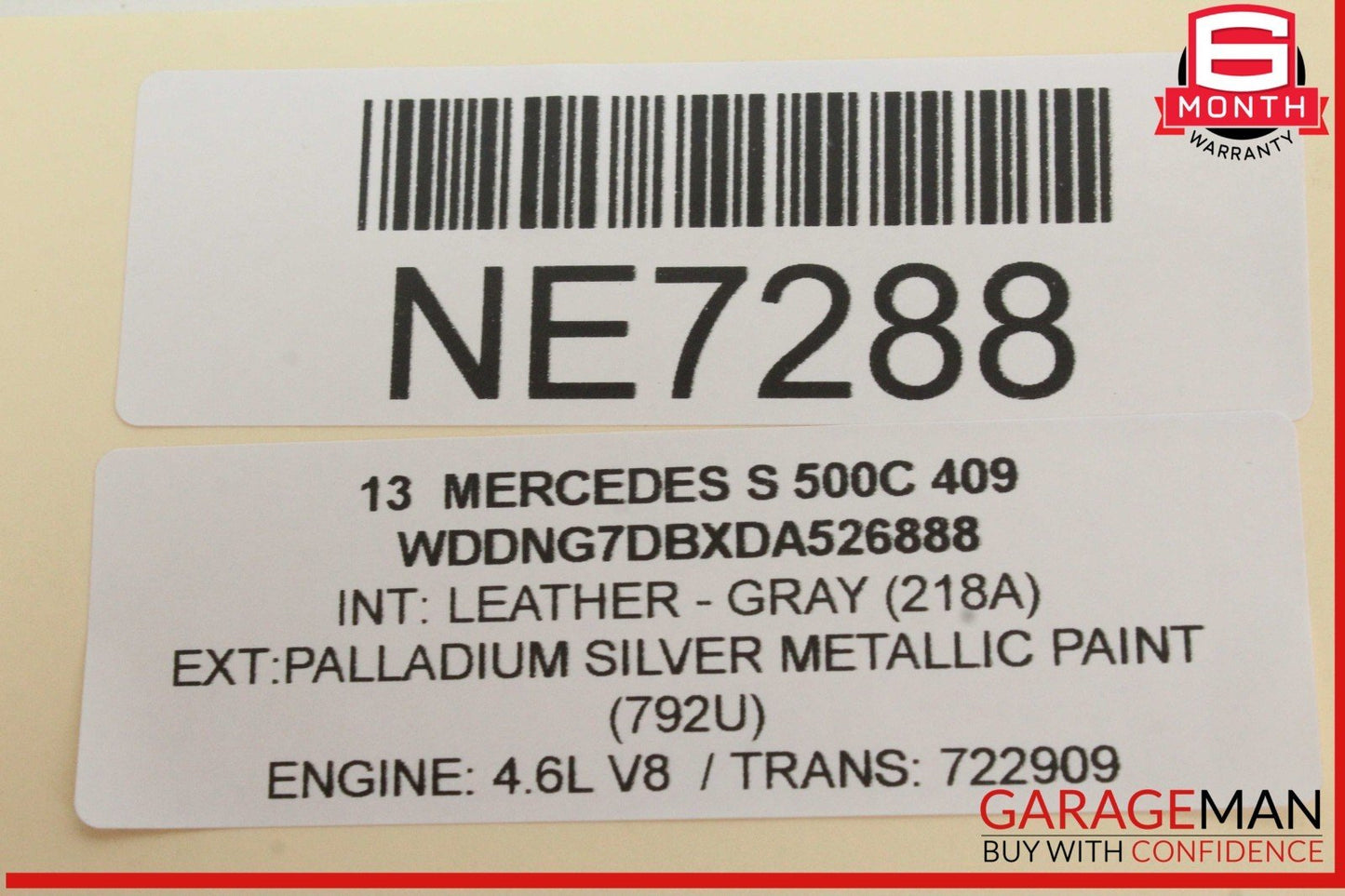 07-13 Mercedes W221 S550 S400 S600 Rear Left or Right Side Window Control Switch