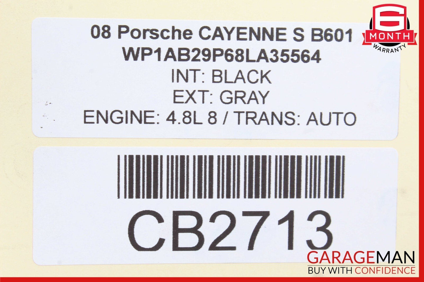 03-10 Porsche Cayenne S 955 957 Front Side Mass Air Flow Sensor Bosch OEM