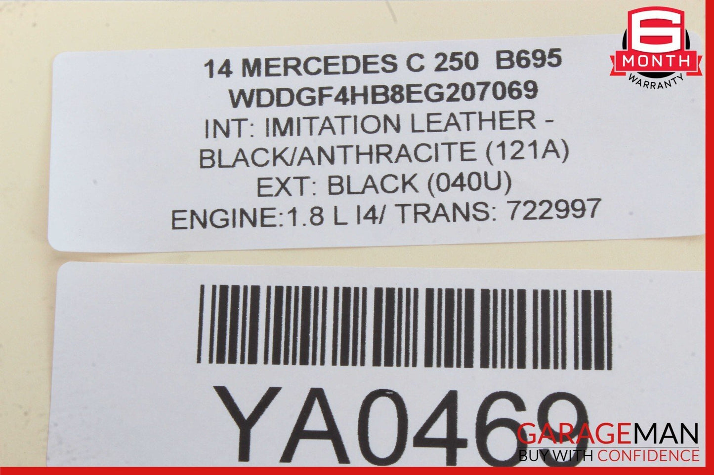 08-20 Mercedes E400 SLK350 E350 C250 Front Right Side Door Lock Latch Actuator