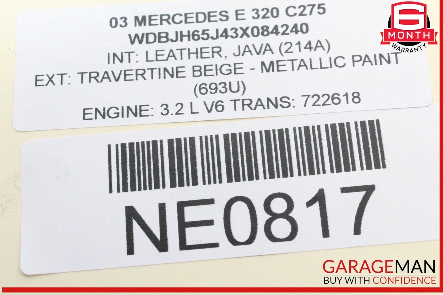 96-02 Mercedes W210 E320 Radiator Overflow Coolant Expansion Reservoir OEM