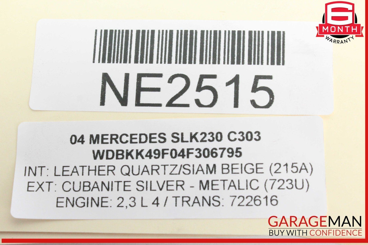 97-04 Mercedes R170 SLK230 Eaton M62 Supercharger 1110980437 OEM