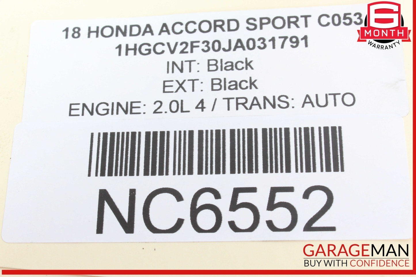18-22 Honda Accord Sport Front Left Side Spindle Knuckle w/ Disc Rotor OEM
