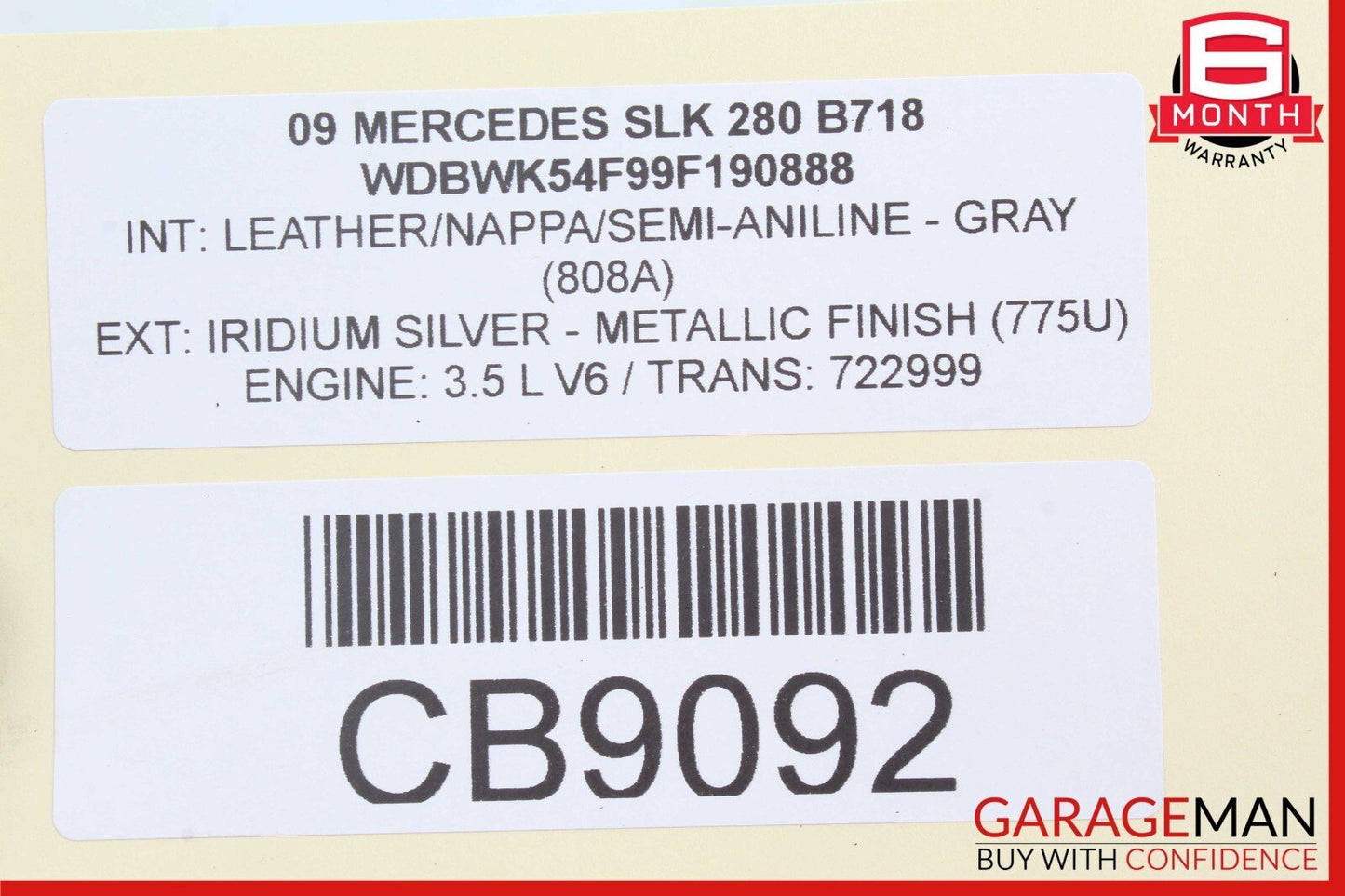 08-17 Mercedes R171 SLK300 E400 Front Right Wheel Spindle Knuckle Hub Bearing