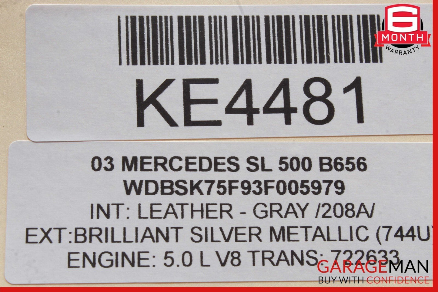 03-12 Mercedes R230 SL500 SL55 AMG Front Right Side Door Lock Latch Actuator OEM