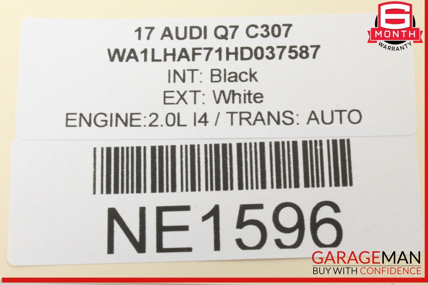 17-19 Audi Q7 Front Dash Trim w/ Head Light Lamp Control Switch 4M1853189R OEM