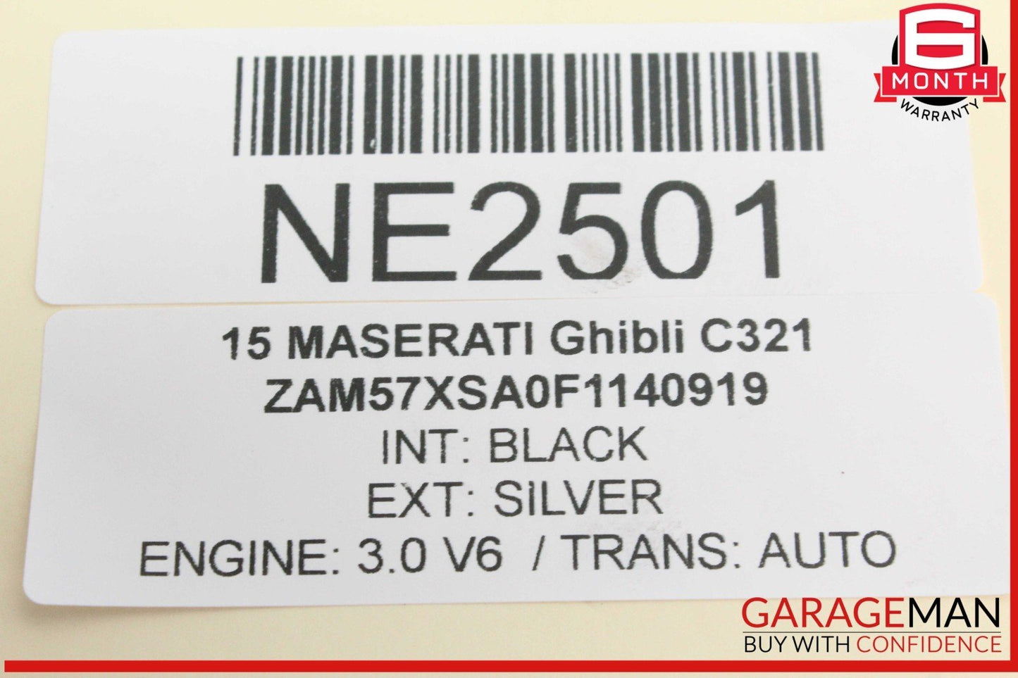 14-17 Maserati Ghibli Rear Left Driver Side Lower Suspension Control Arm OEM