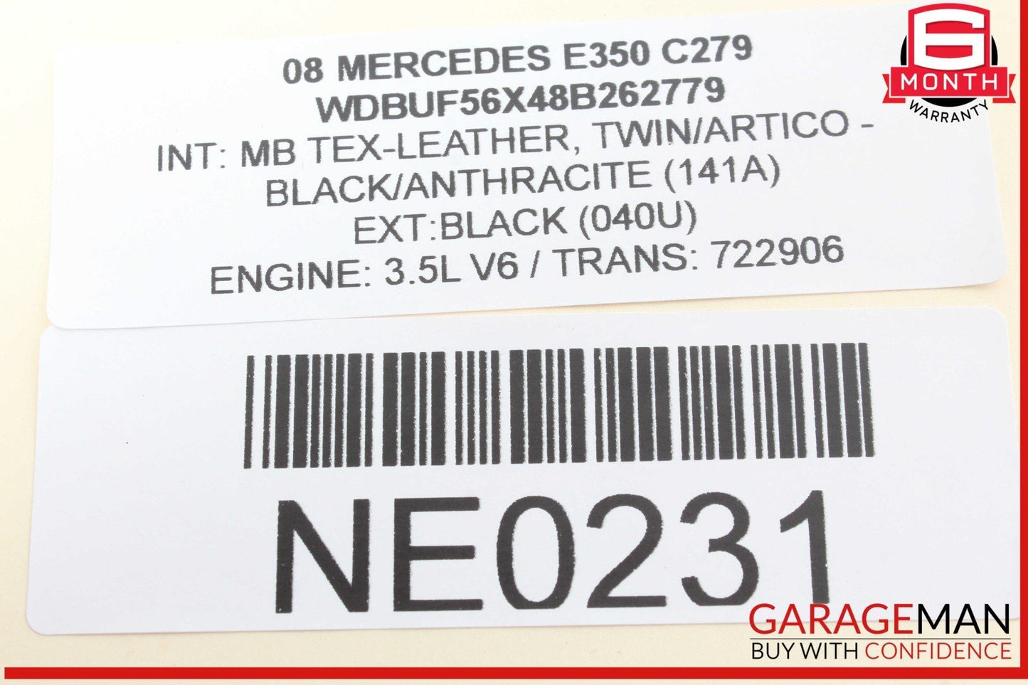 03-11 Mercedes W211 E350 E320 E500 Front Left Side Door Master Window Switch OEM