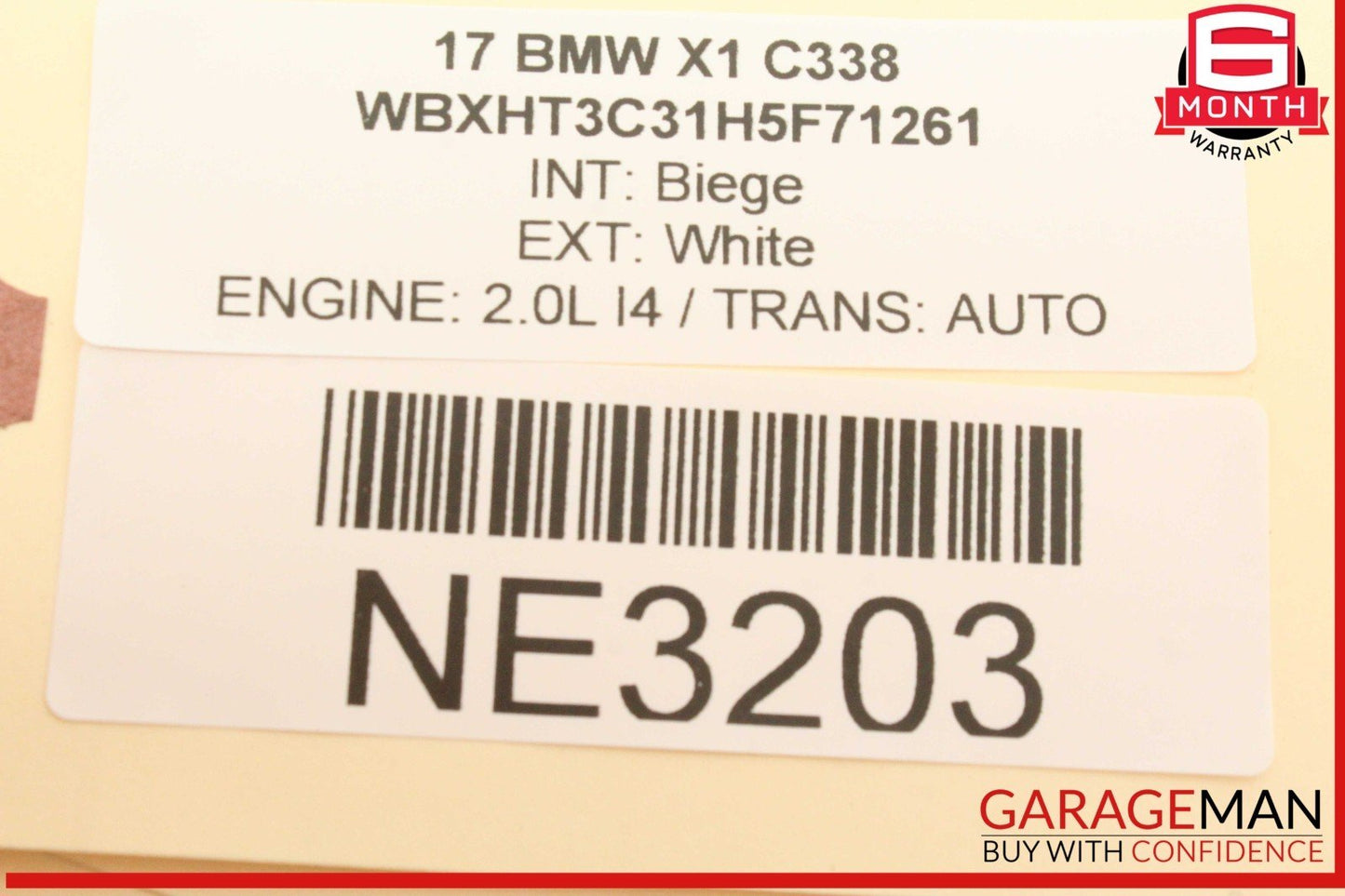 16-18 BMW X1 F48 Audio Radio Receiver AM FM CD Player Nav 6822595 OEM