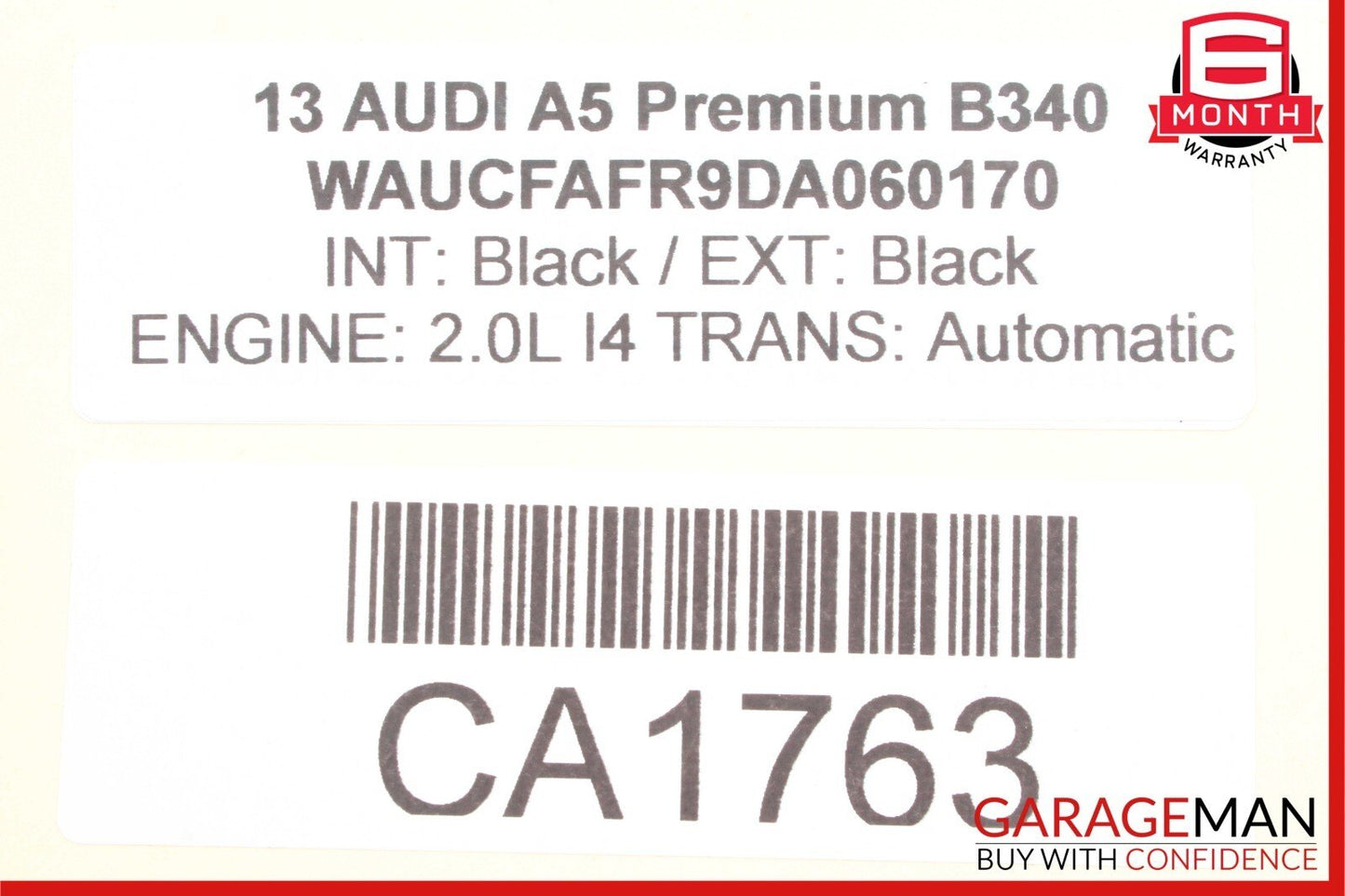 08-12 Audi S5 A5 Front Top Upper Overhead Dome Light Lamp Reading Map Gray OEM