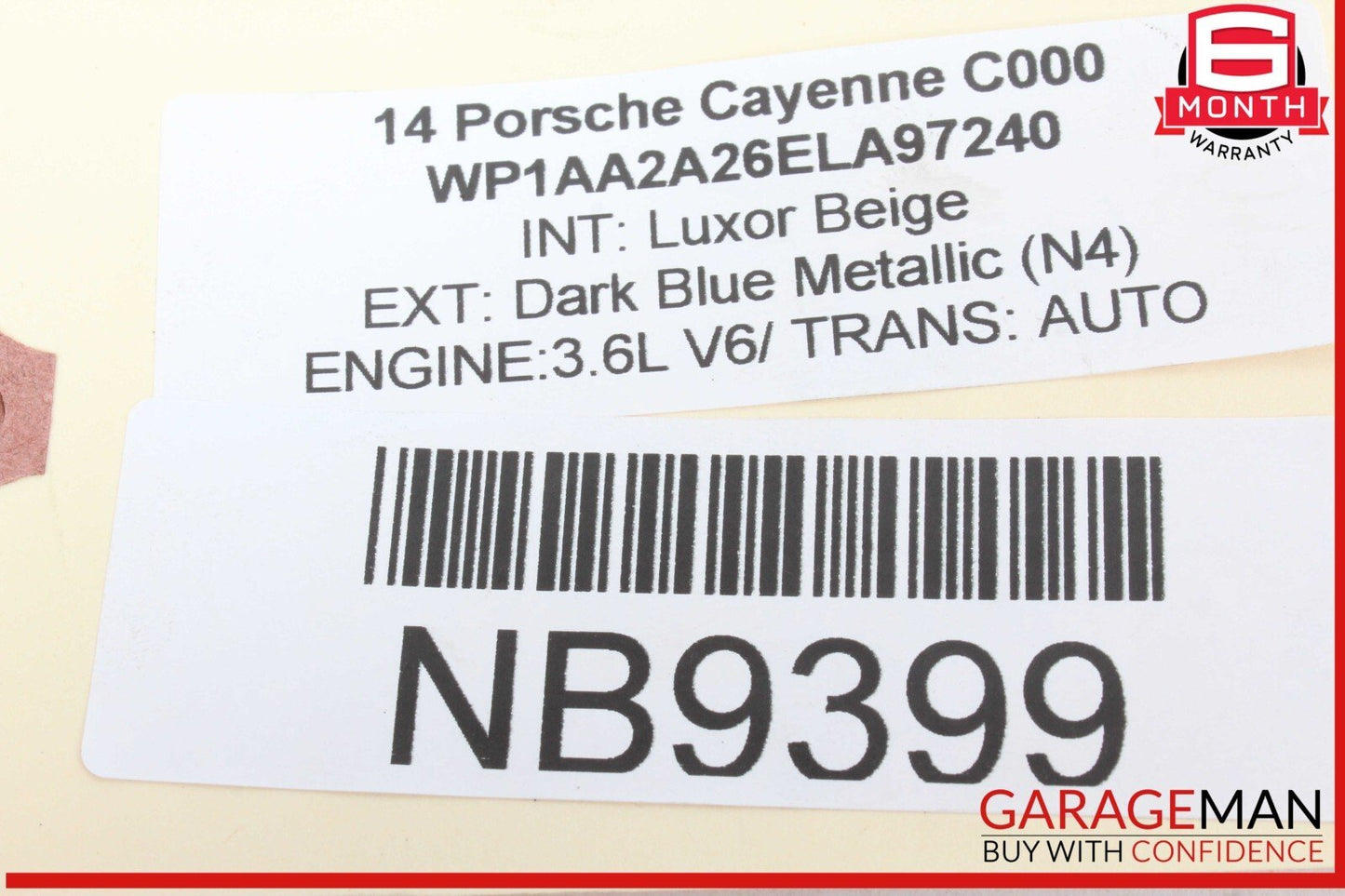11-14 Porsche Cayenne 958 Front Left Driver Side Lower Control Arm OEM