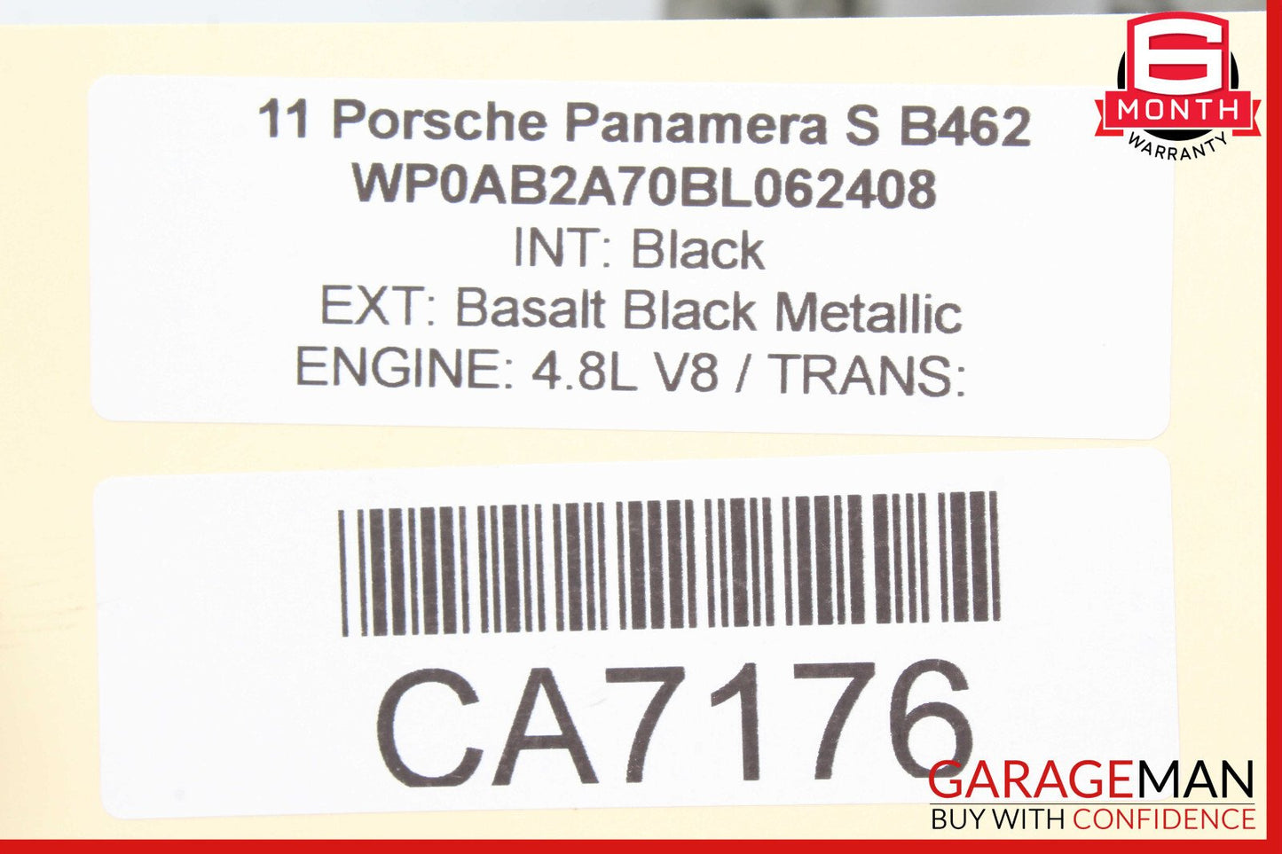 10-16 Porsche Panamera 970 Rear Left Driver Side Lower Control Arm OEM