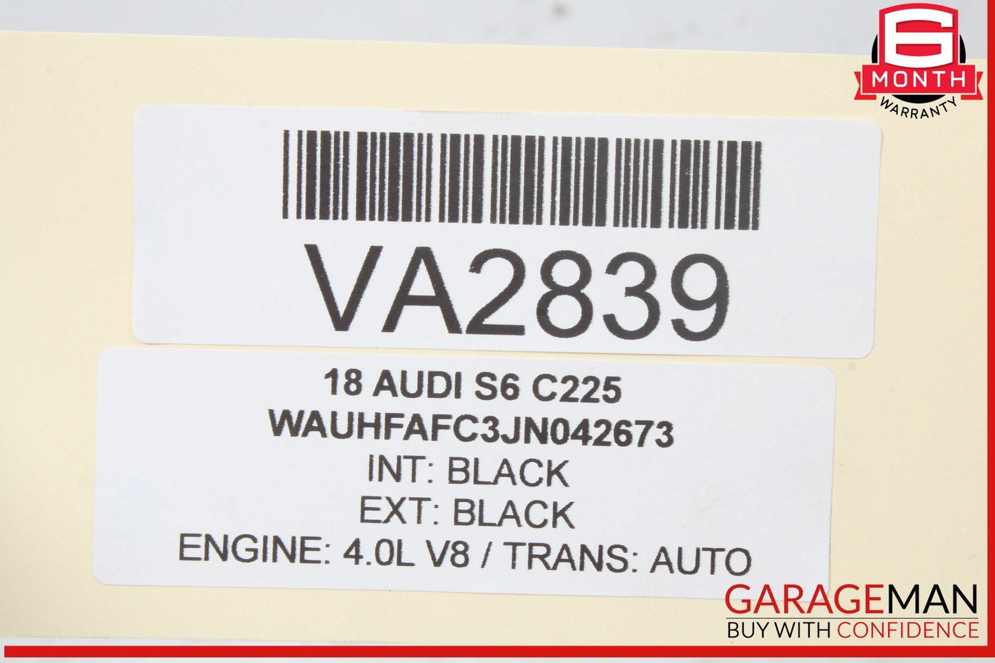 12-18 Audi S6 A6 Front Left CV Axle Shaft Driveshaft OEM