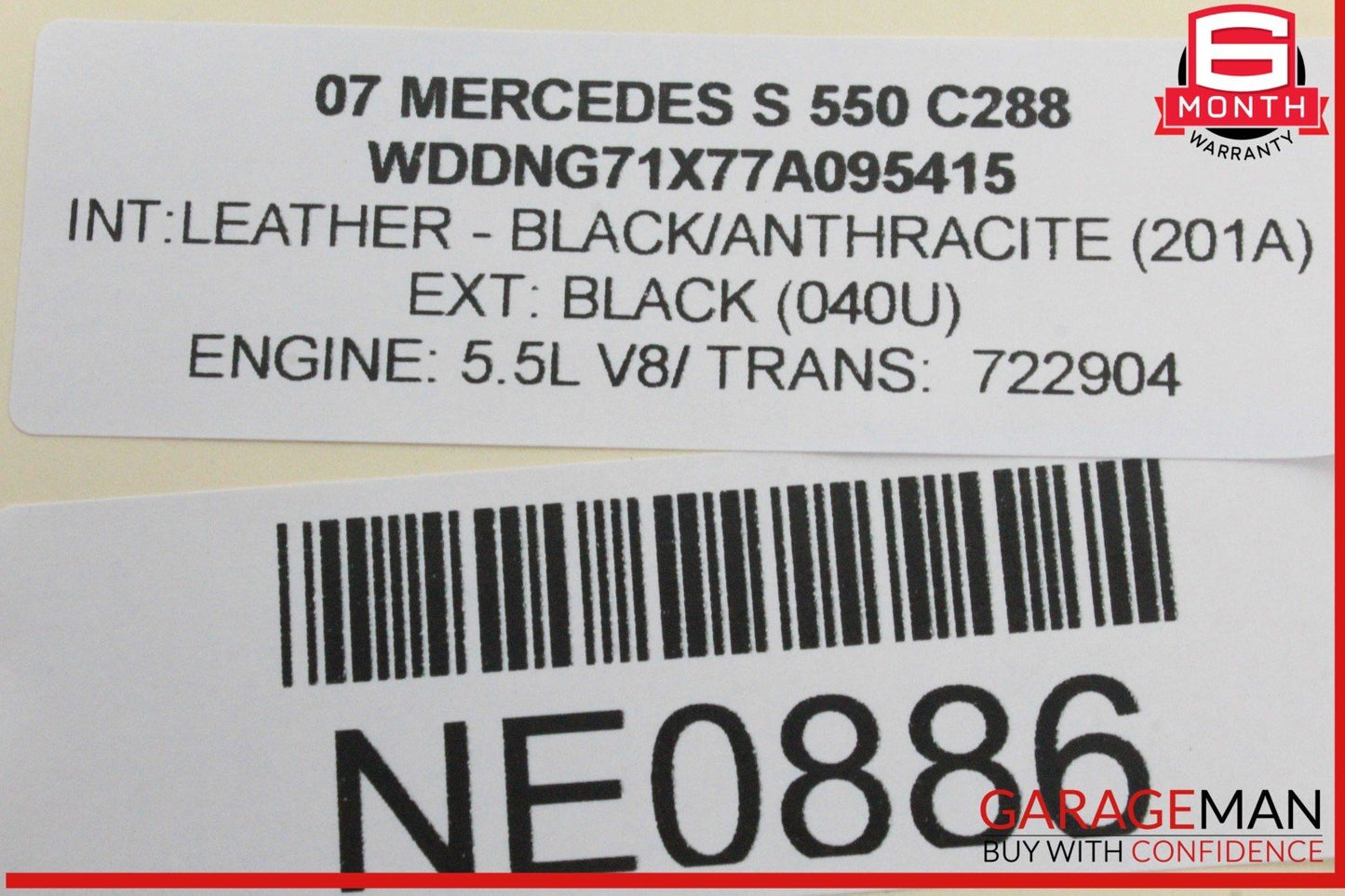 07-13 Mercedes W221 S550 CL550 Cluster Control Switch 2218201810 OEM