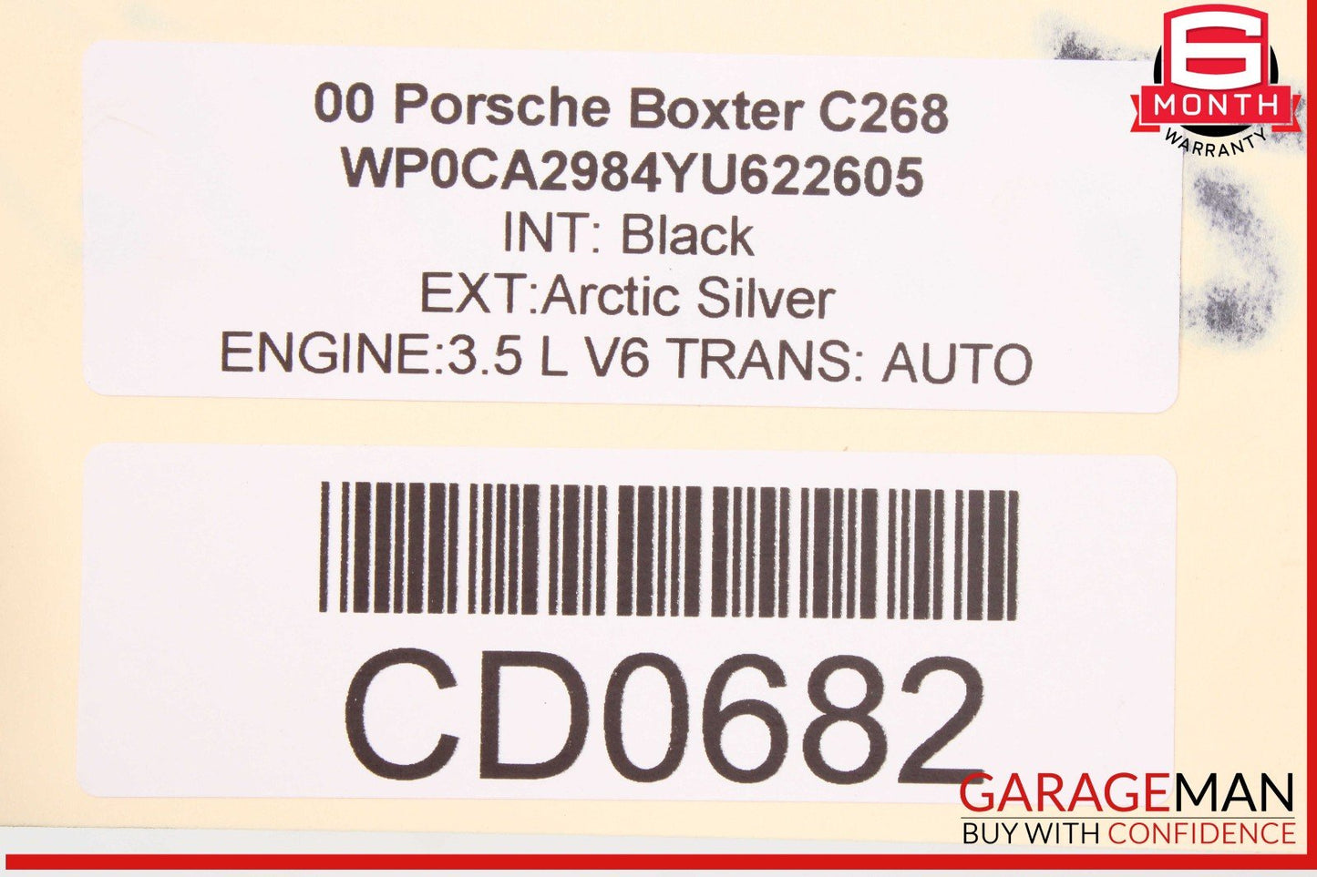 97-05 Porsche Boxster 986 Left Engine Cooling Radiator AC Air Condenser Assy OEM