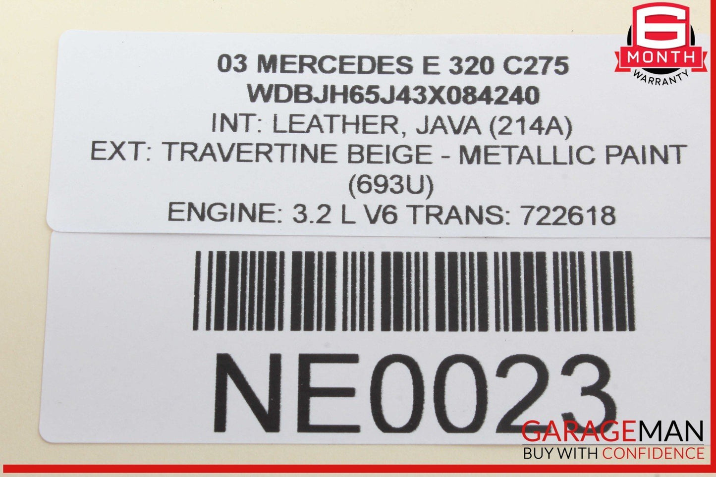 98-03 Mercedes W210 E320 Steering Column Turn Signal Wiper Control Arm OEM