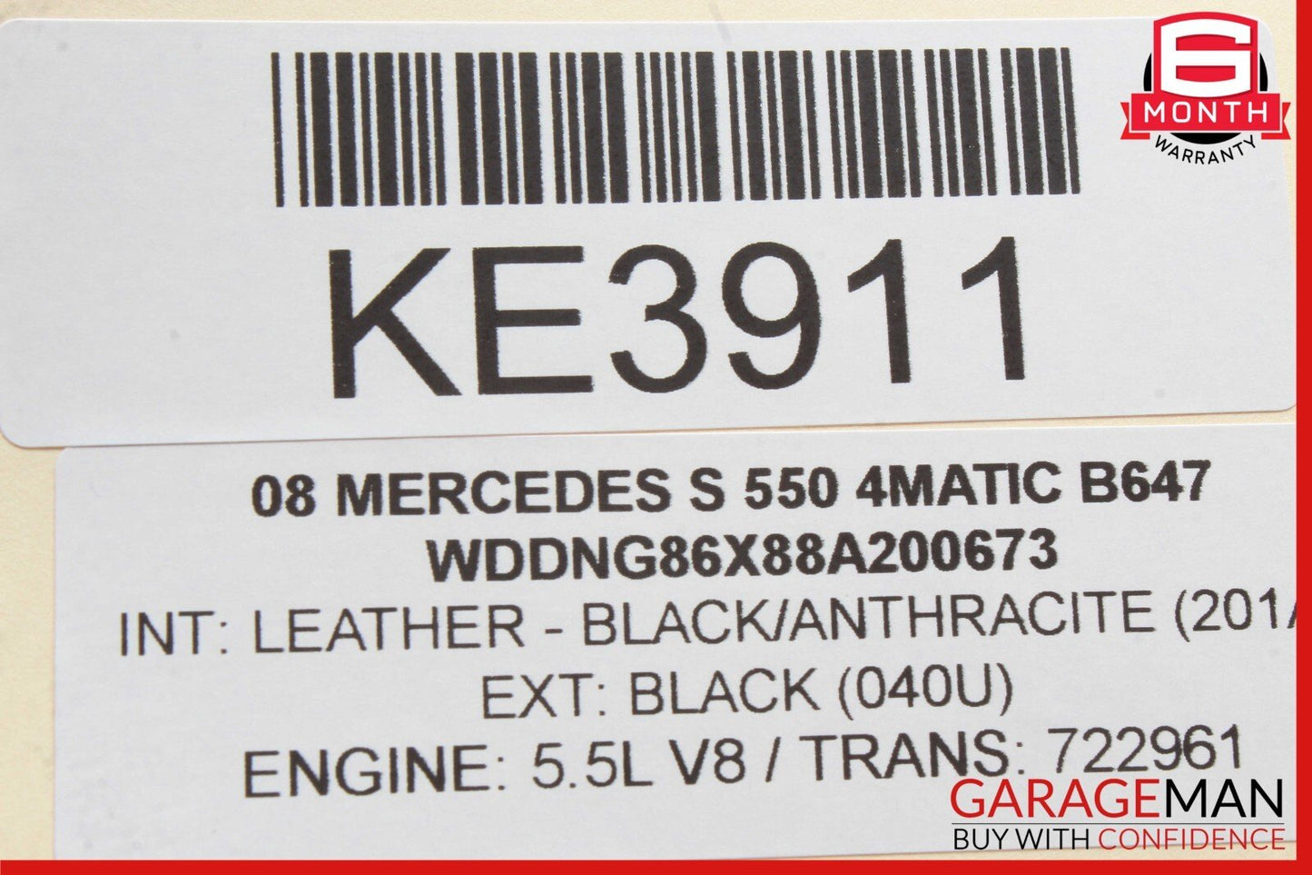 07-13 Mercedes W221 S550 S400 S600 Rear Left or Right Window Control Switch OEM
