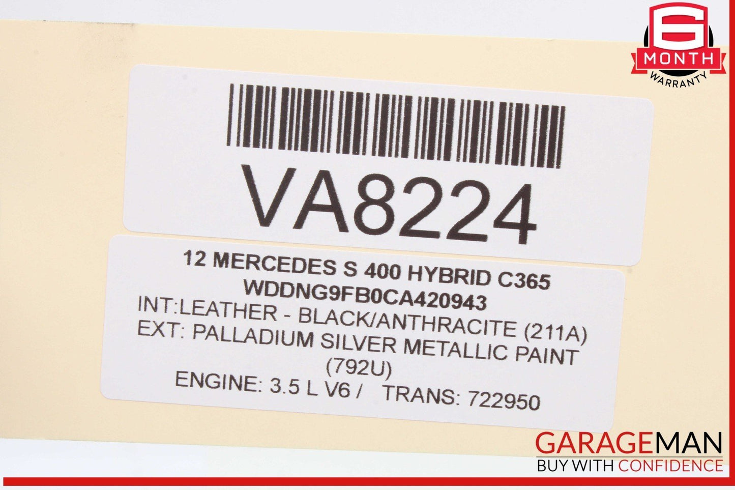 12-16 Mercedes W221 S400 S550 Front Right or Left Headrest Head Rest Display OEM