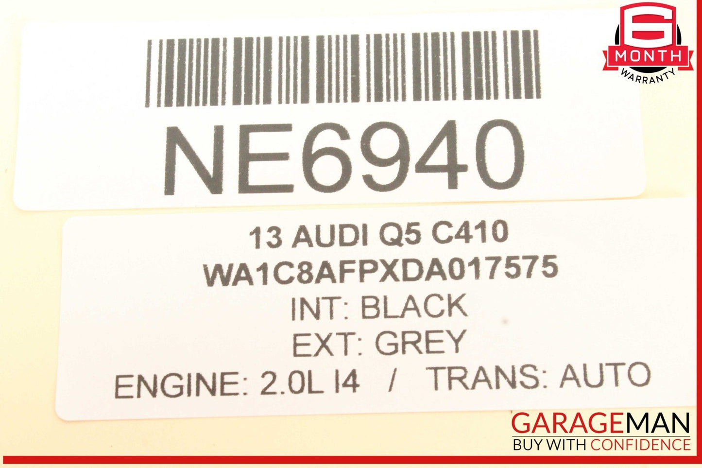 2008-2018 Audi Q5 Right Front Exterior Door Handle 8T0837885A Genuine