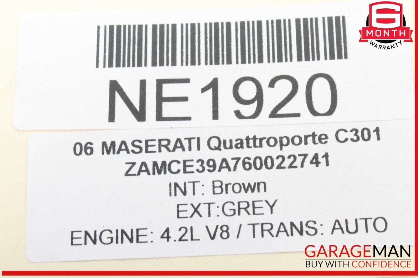 03-08 Maserati Quattroporte M139 Headlight Windshield Washer Bottle Tank OEM