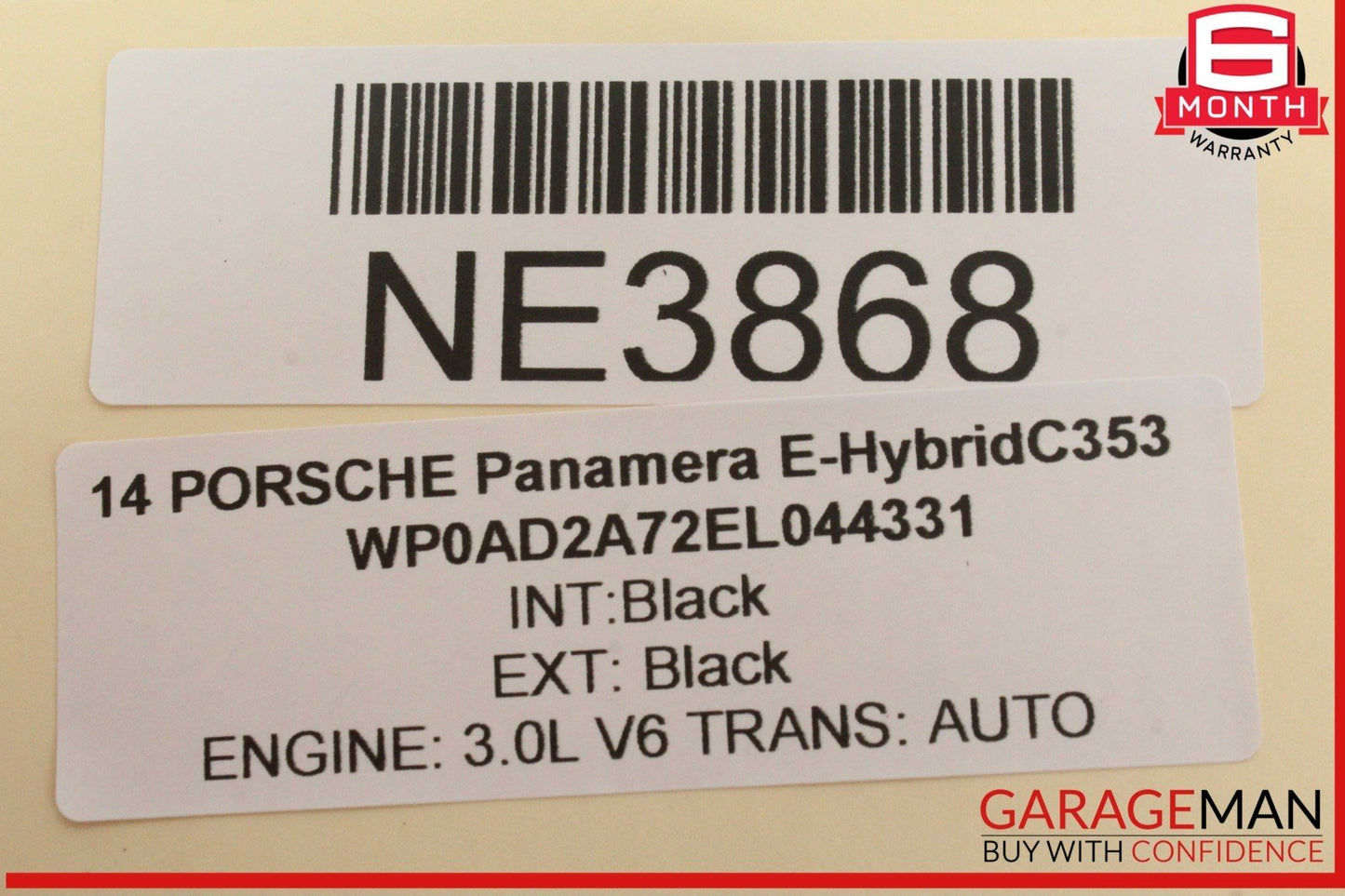 10-16 Porsche Panamera 970 E-Hybrid Front Left or Rear Right Window Motor OEM