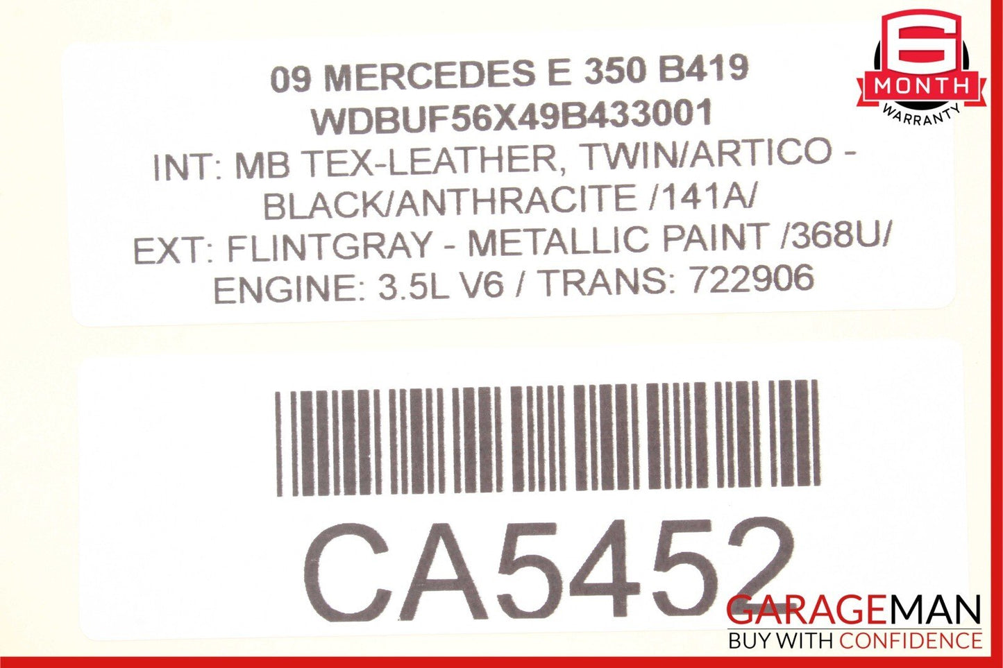 03-09 Mercedes W211 E350 Front Left Driver Side Door Lock Latch Actuator OEM