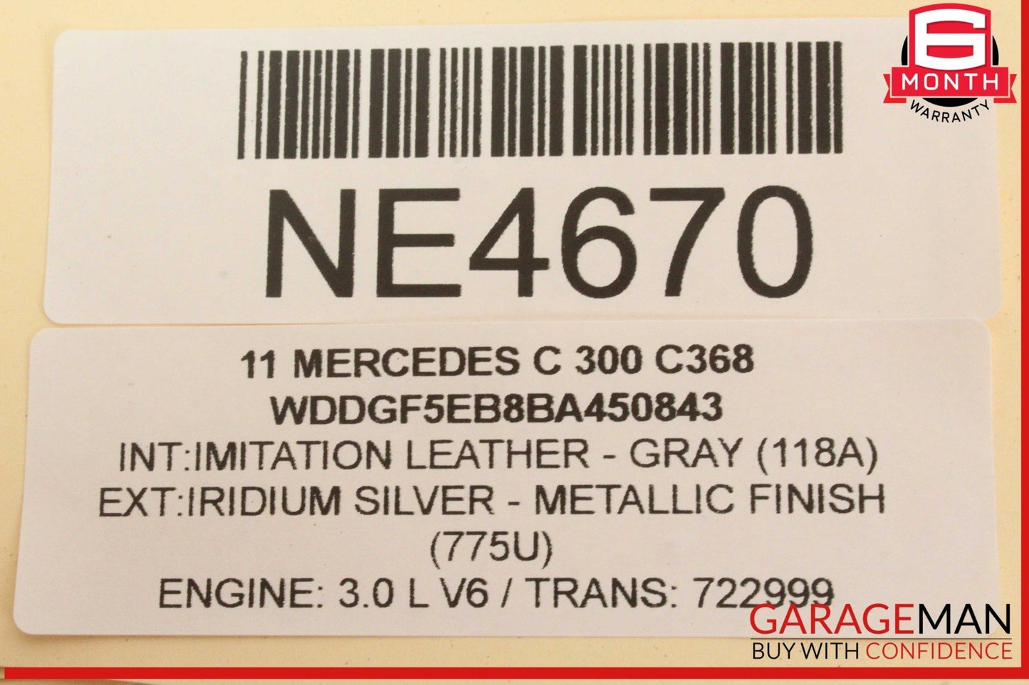 08-11 Mercedes W204 C300 C63 AMG AC A/C Heater Temperature Climate Control OEM