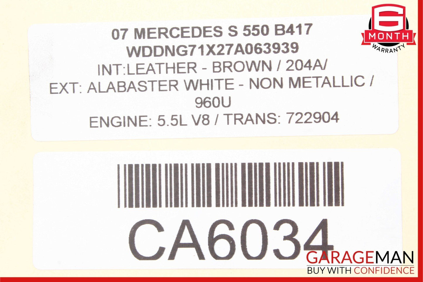 07-14 Mercedes W221 S550 Front Right Upper Control Arm w/ Height Level Sensor