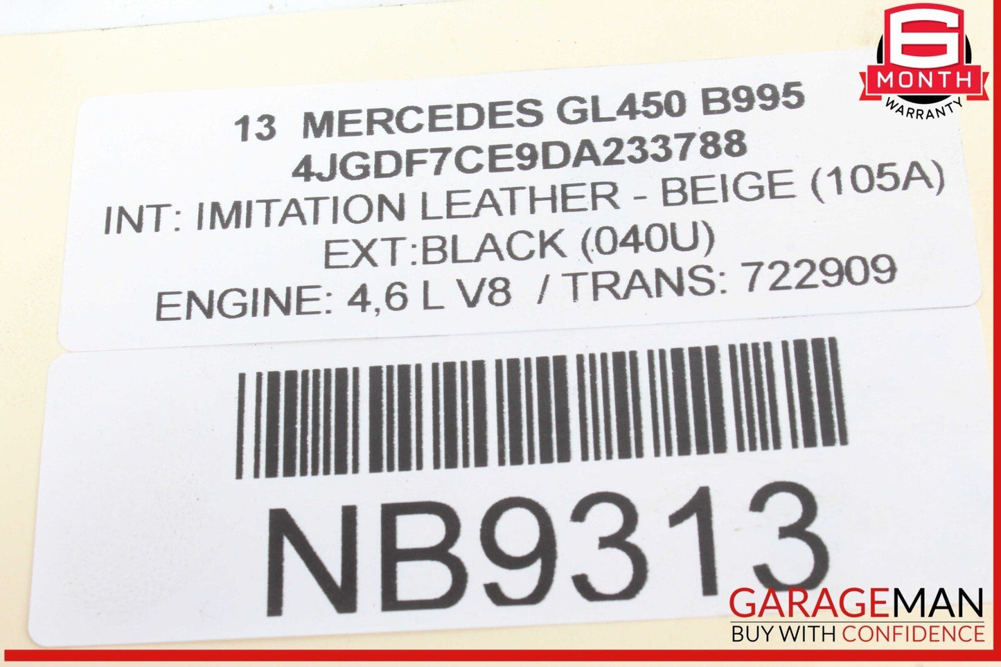 12-19 Mercedes X166 GL450 Front Right Wheel Spindle Knuckle Hub Bearing
