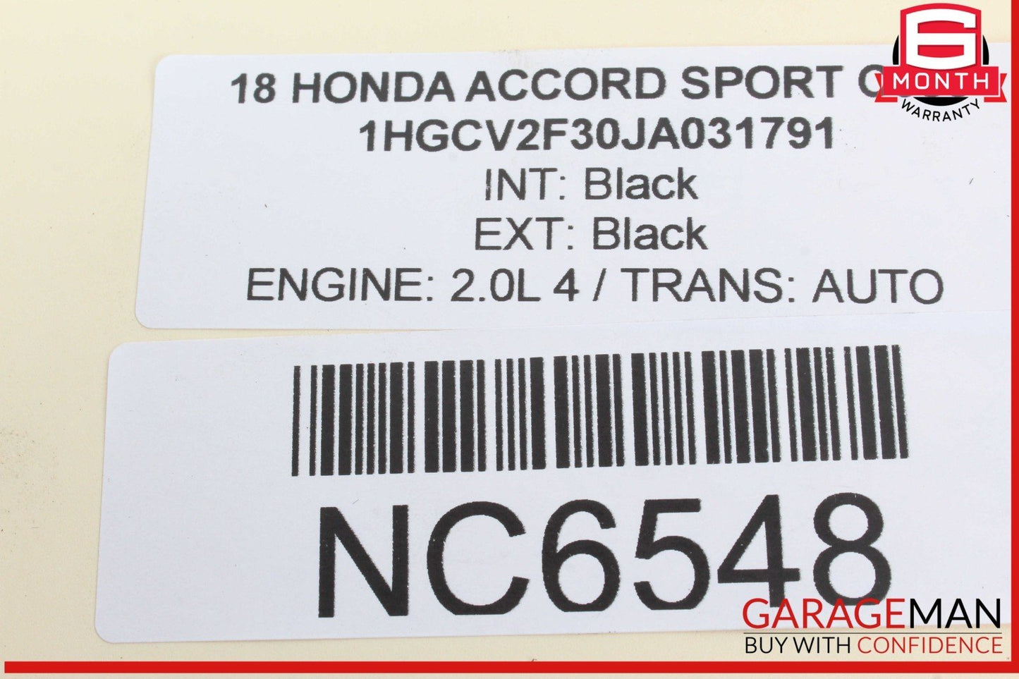 18-22 Honda Accord Sport Front Right Passenger Side Spindle Knuckle Hub OEM