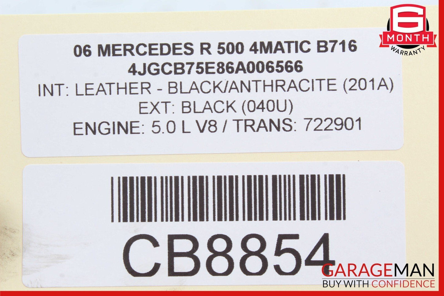 06-13 Mercedes W251 R500 R320 Front Right Passenger Side Upper Control Arm OEM