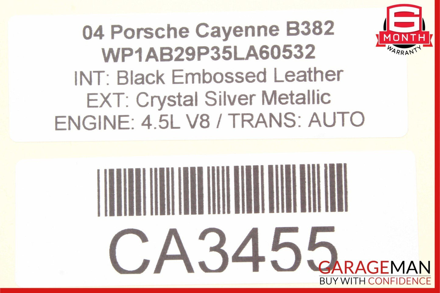 03-10 Porsche Cayenne 955 957 Rear Right Door Window Regulator Motor Unit OEM