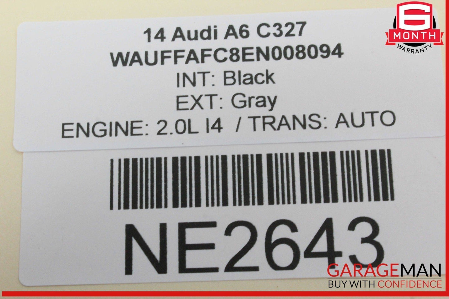 12-18 Audi A6 A7 Right Passenger Side Exterior Door Handle 4H0837886 OEM