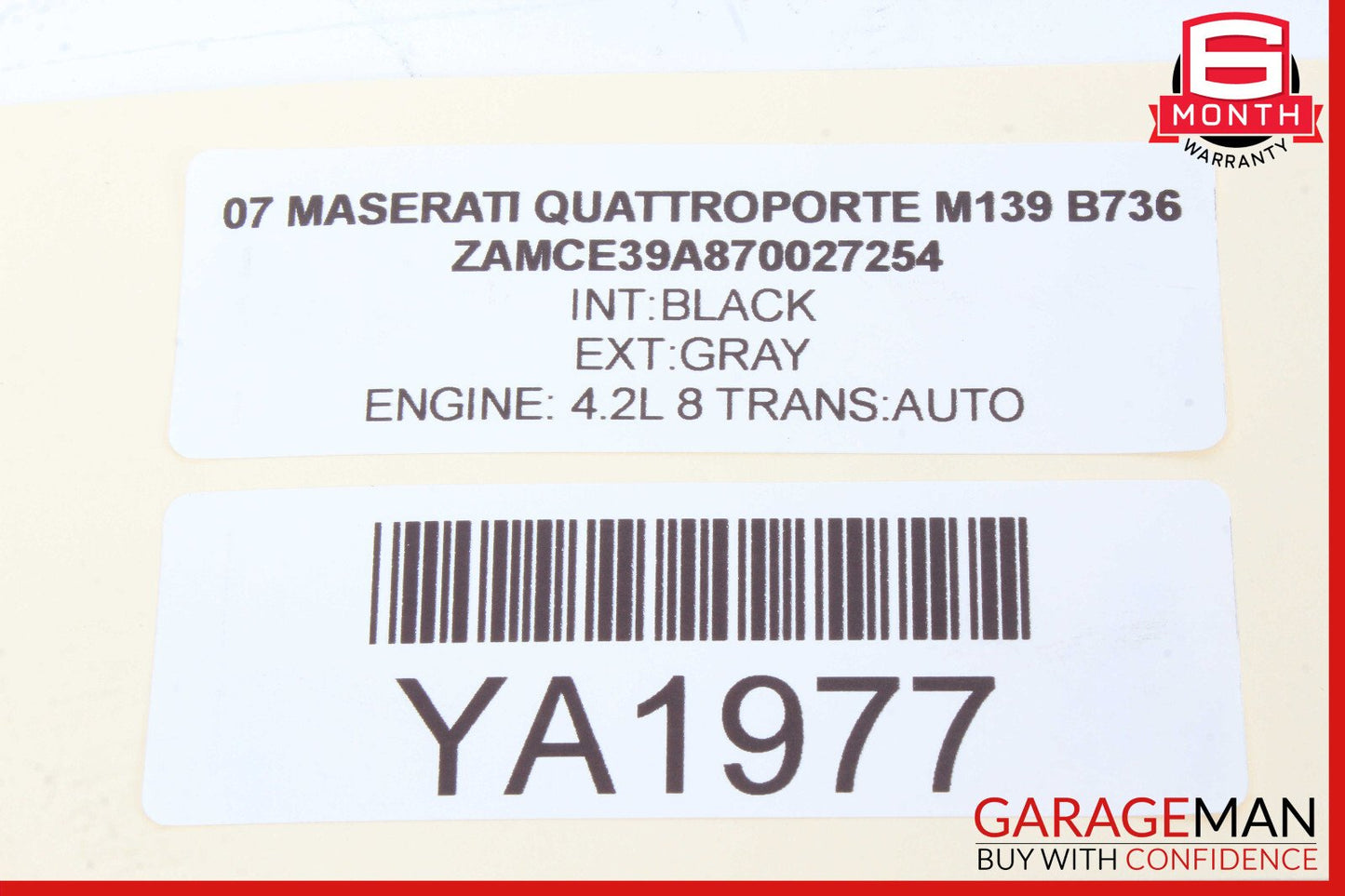 03-08 Maserati Quattroporte M139 Front Left Side Seat Belt Retractor OEM