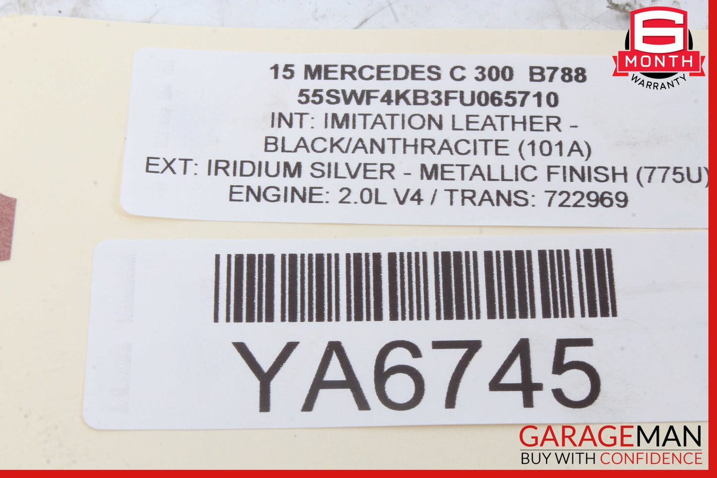 15-20 Mercedes W205 C300 GLC350e E300 M274 2.0L ECU ECM Engine Control Module