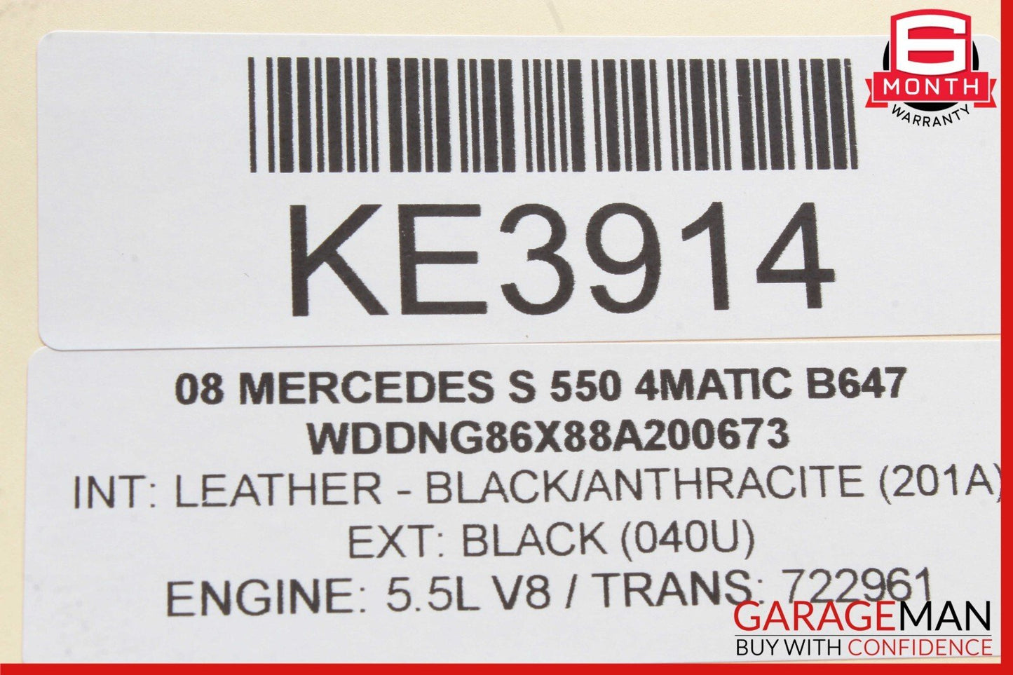07-14 Mercedes W221 S550 CL550 Door Lock Switch Front Right Side 2218213151 OEM