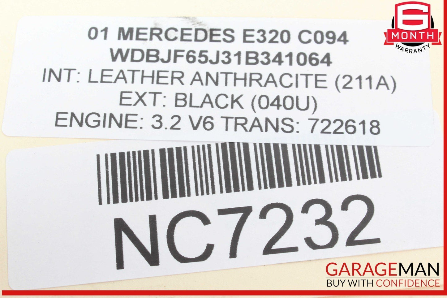 96-03 Mercedes W210 E320 Radiator Overflow Coolant Expansion Reservoir