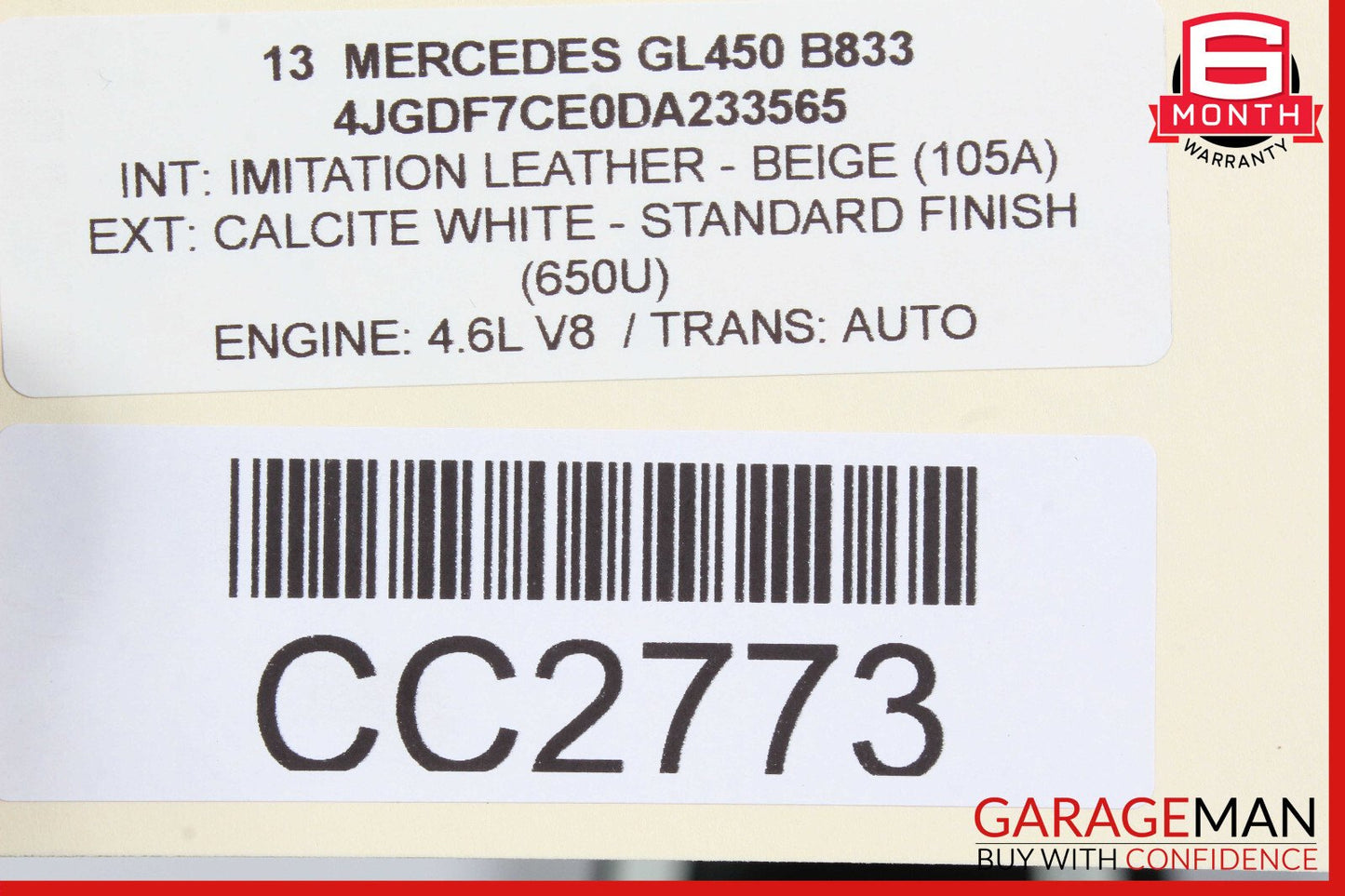 13-19 Mercedes X166 GL450 GL550 GLS550 Rear Right Side Door Shell OEM