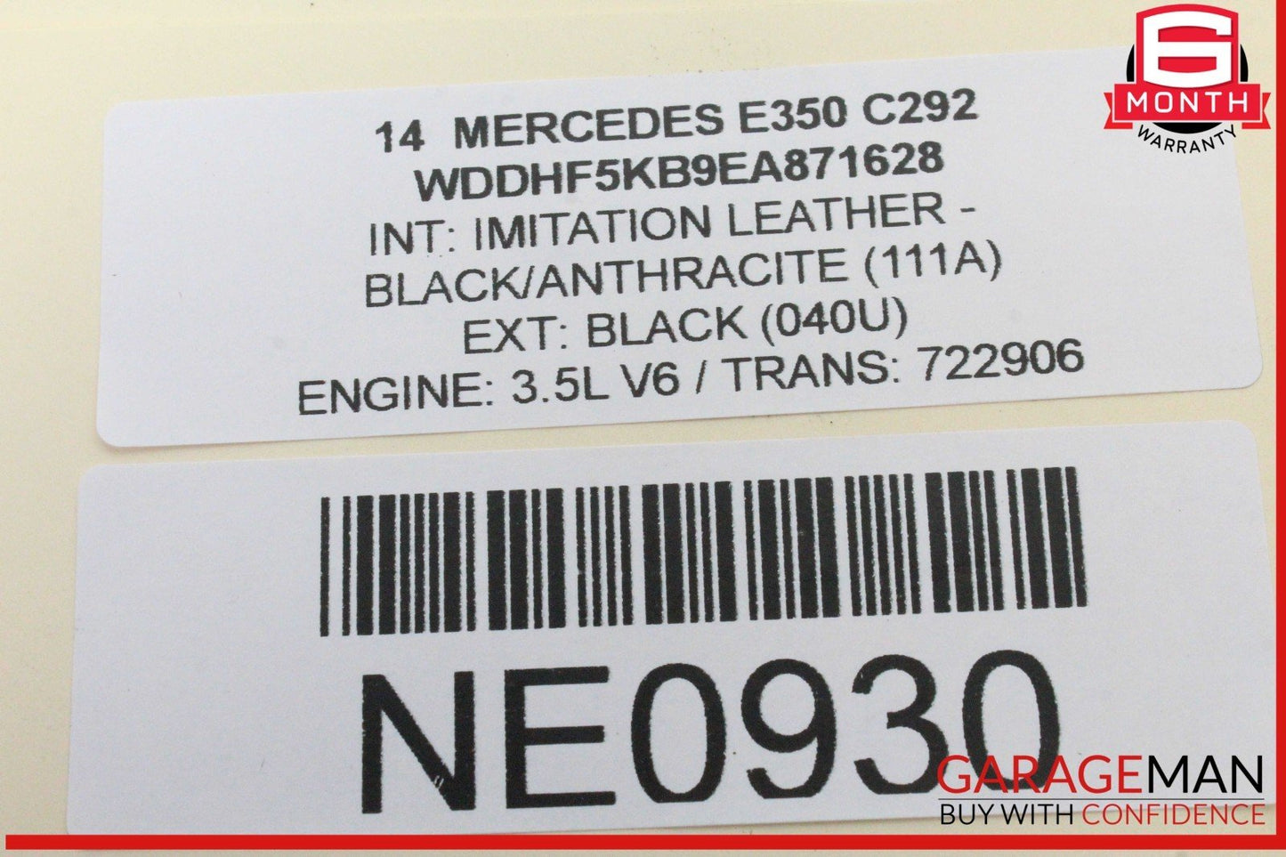 14-17 Mercedes W212 E350 E400 Ignition Switch Control Module w/ Key 2189053501