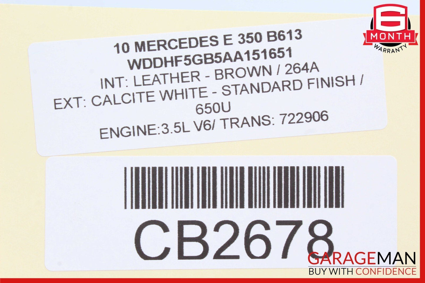 05-12 Mercedes W212 E350 SLK350 SL550 C300 Lower Oil Pan 2720100128 OEM
