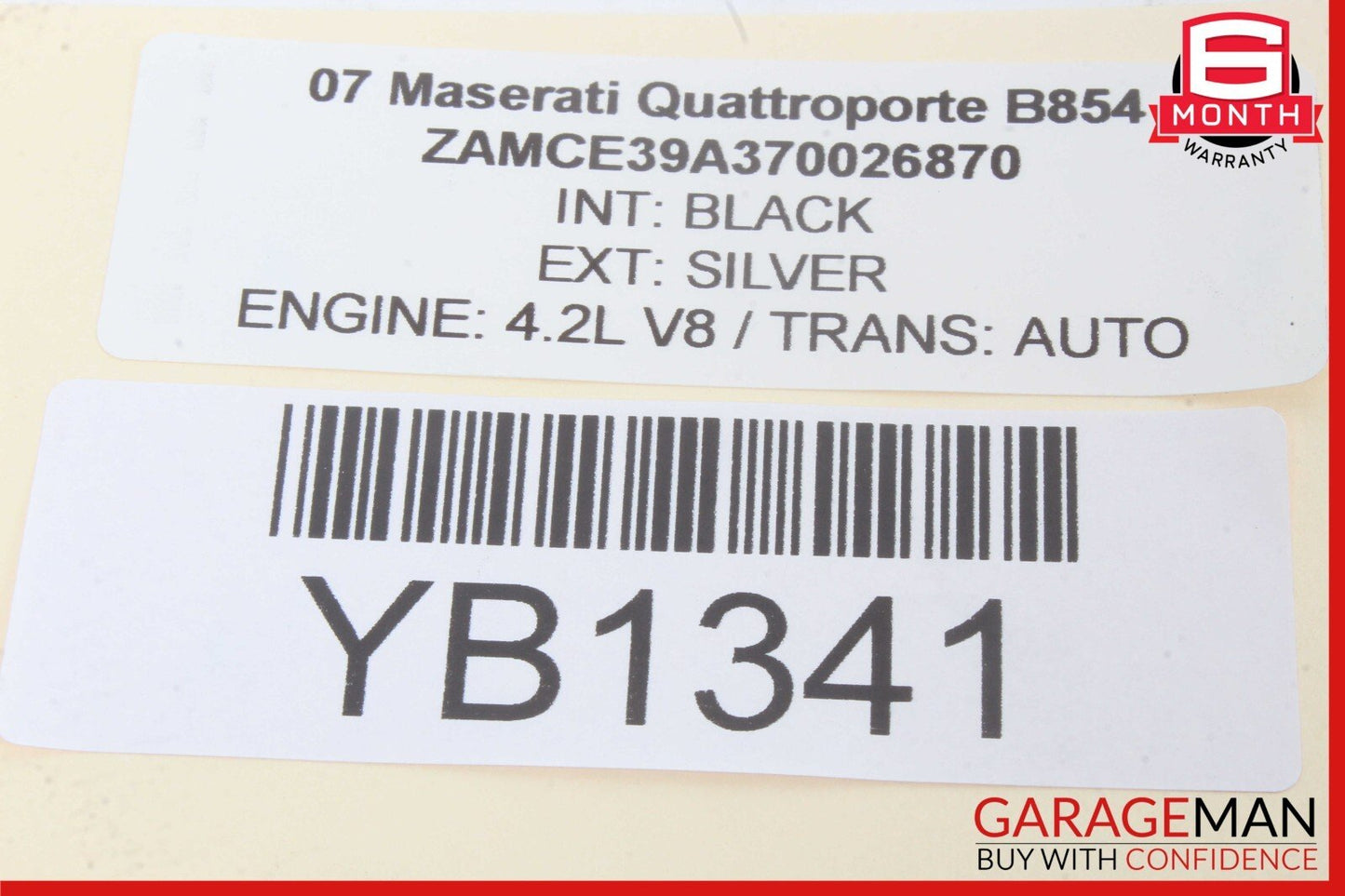 03-08 Maserati Quattroporte M139 Bose Audio Amplifier Amp 190939 OEM