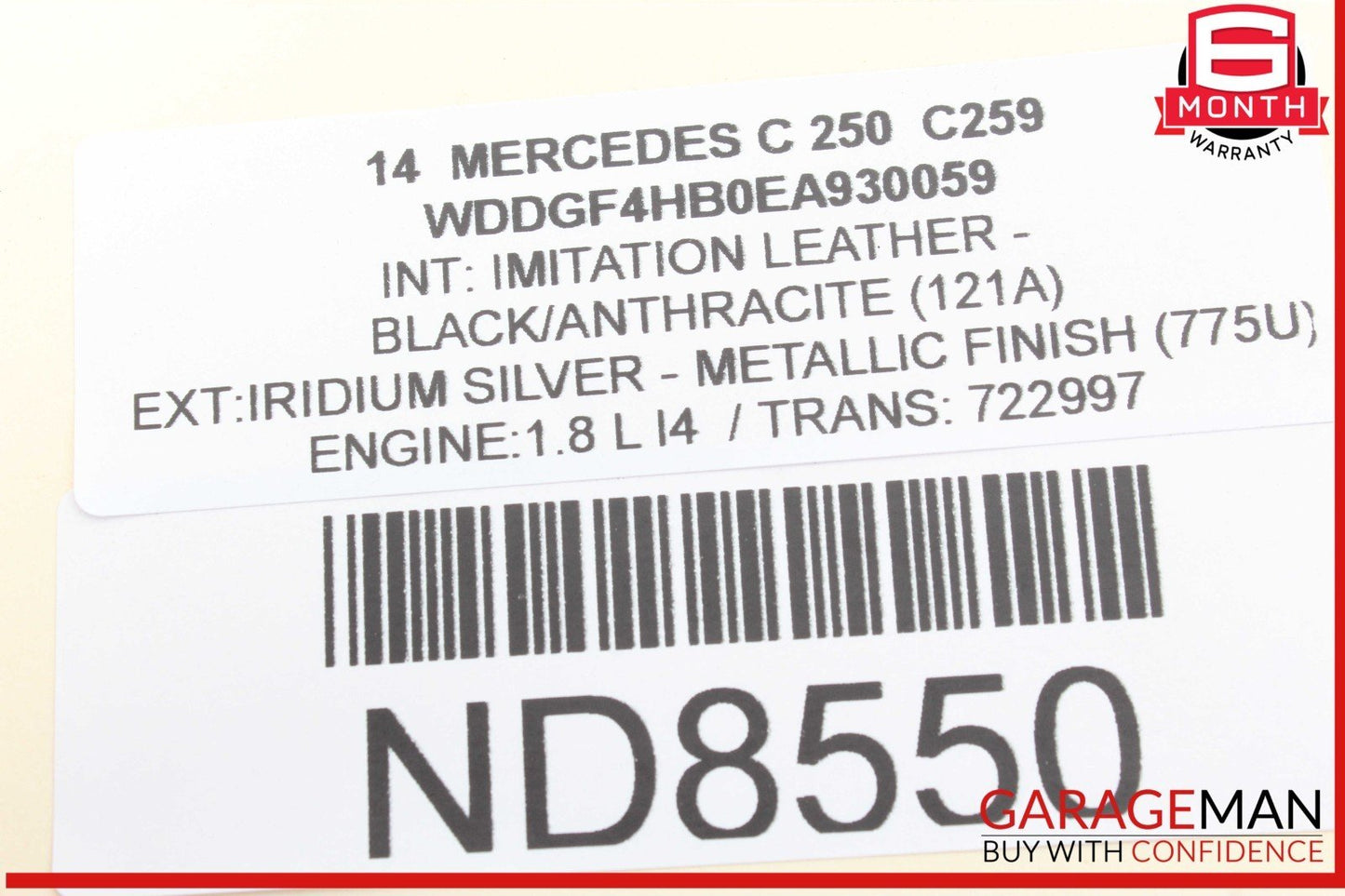 12-14 Mercedes W204 C250 C300 Front / Rear Right Side Exterior Door Handle OEM