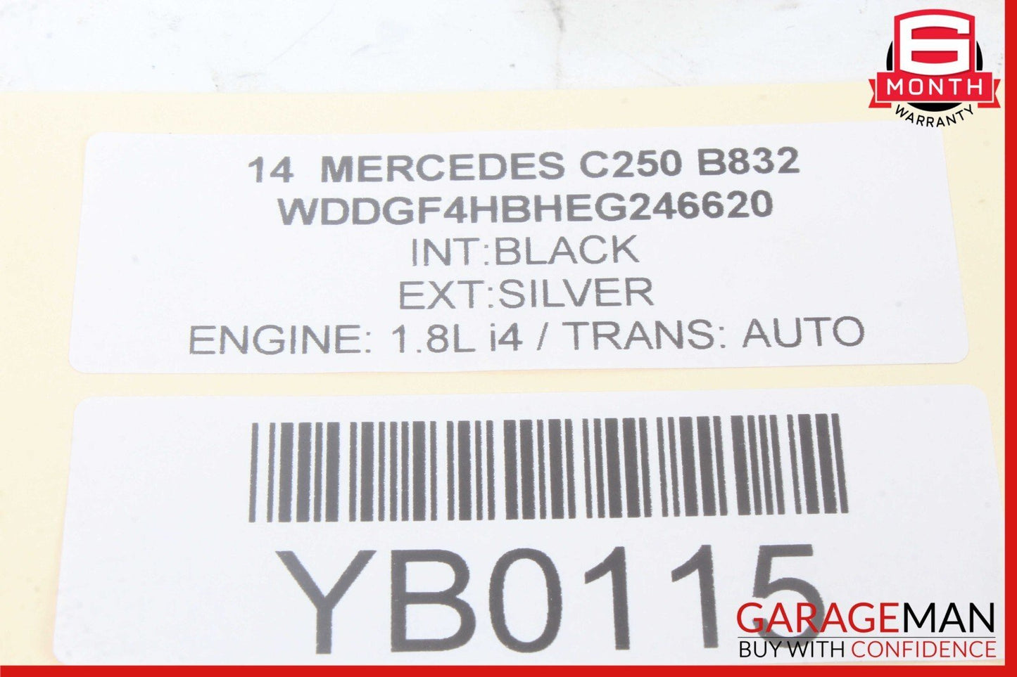 08-14 Mercedes W204 C250 C350 Rear Left And Right Shock Strut Absorber Set OEM