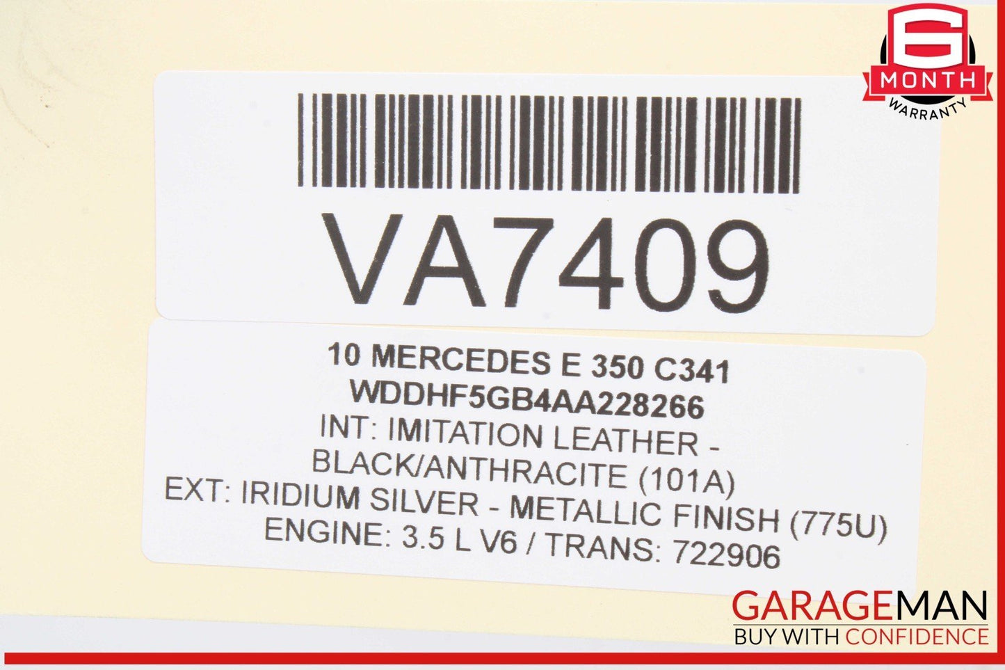 08-17 Mercedes W212 E350 C250 E400 Front Left Side Lower Control Arm OEM