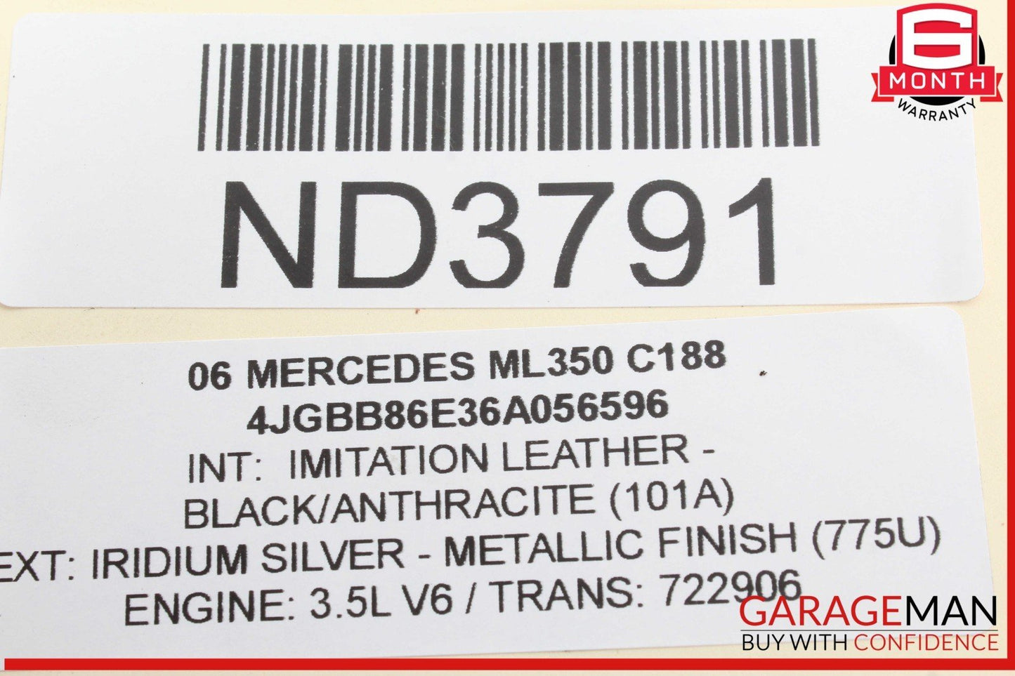 06-11 Mercedes W164 ML350 Rear Harman Kardon Sub Woofer Subwoofer Speaker OEM