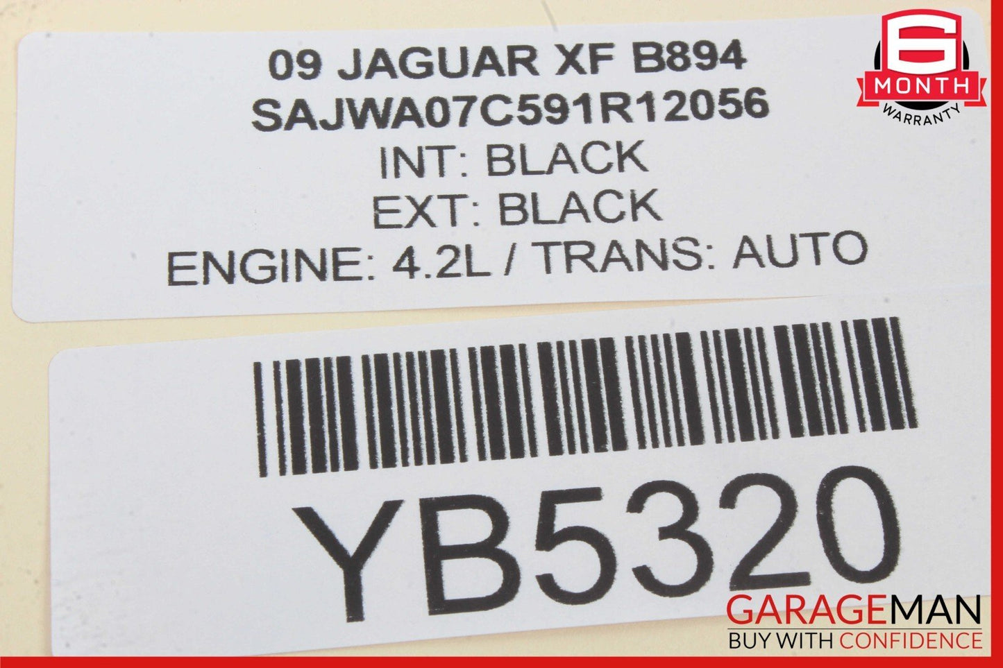 09-15 Jaguar XF XFR Front Right Passenger Side Seat Belt Retractor OEM