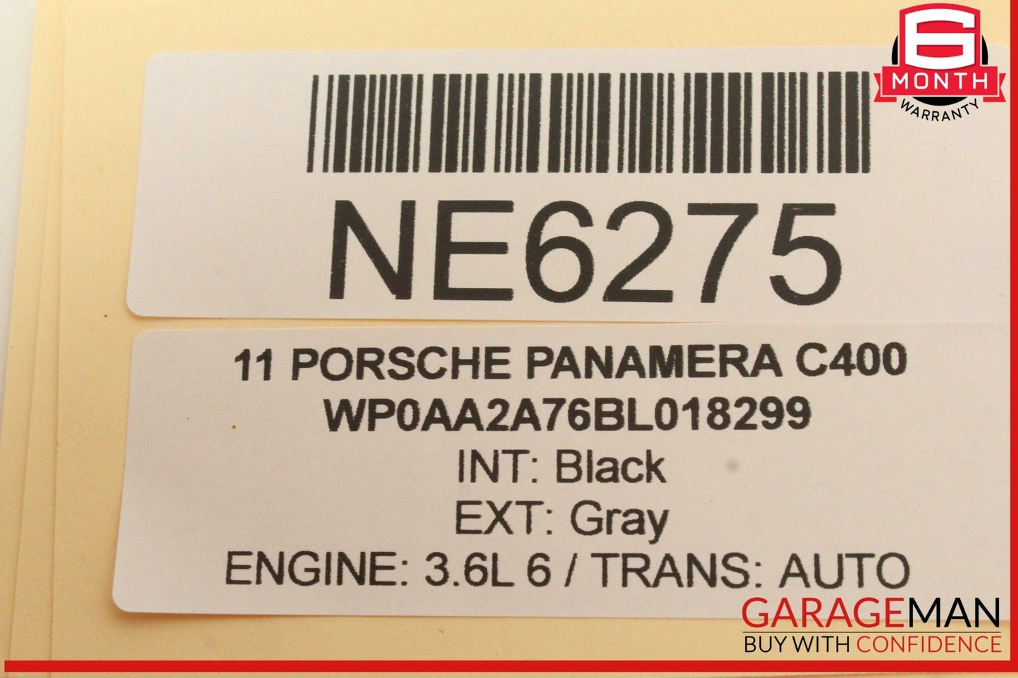 10-16 Porsche Panamera 970 Front Center Console Shifter Trim Bezel OEM