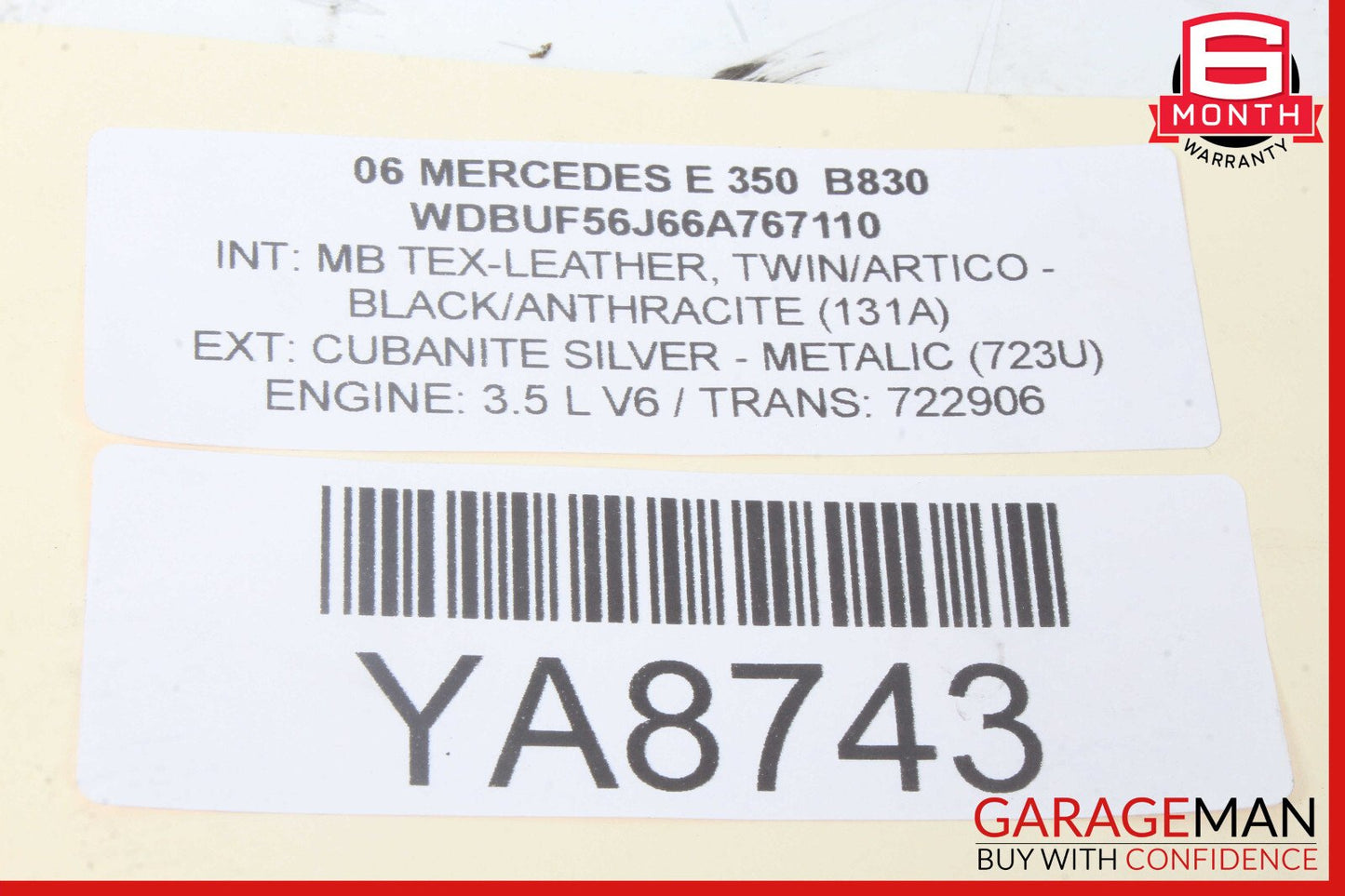 03-06 Mercedes W211 E320 E500 E350 Fog Light Lamp Front Right Passenger Side OEM