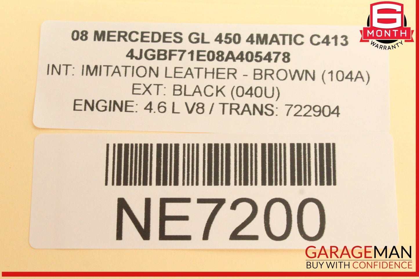 06-13 Mercedes X164 GL450 4MATIC Rear SAM Fuse Relay Box w/ TPMS Control Module
