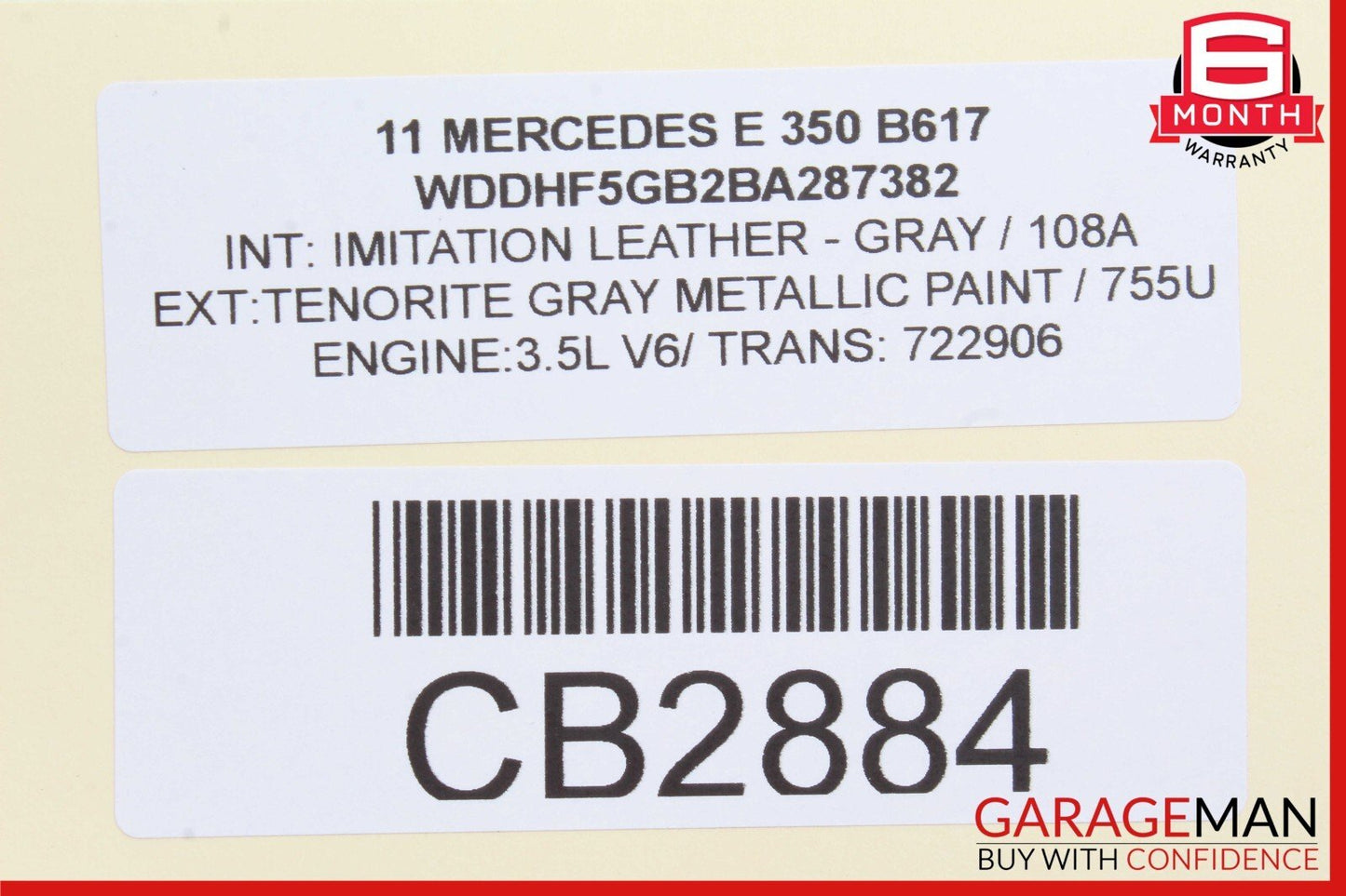 03-12 Mercedes SL500 SLK280 CLK500 Window Regulator Motor Front Left Driver OEM