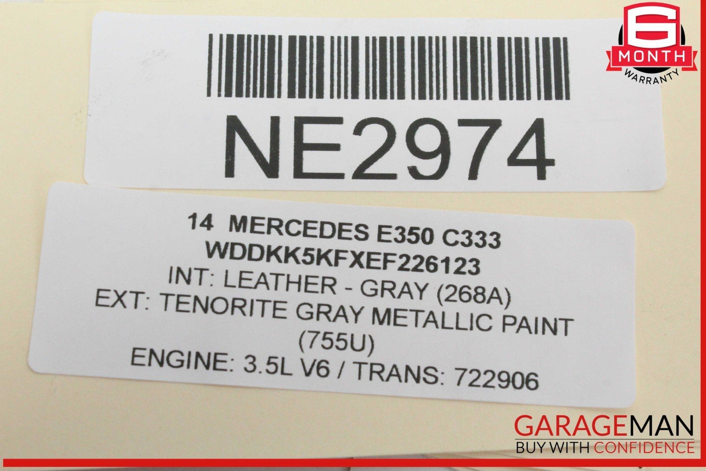 11-17 Mercedes W207 E350 E550 E400 Left or Right Side Bow Tension Cylinder OEM